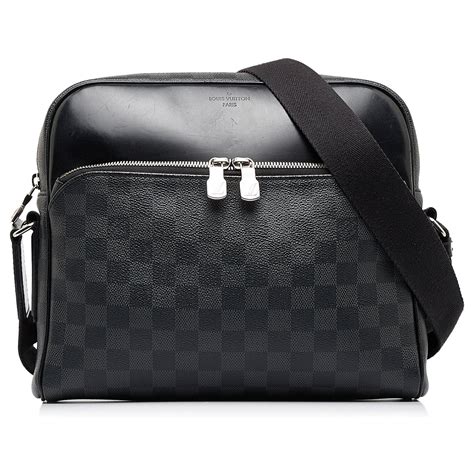 louis vuitton damier graphite dayton reporter pm black
